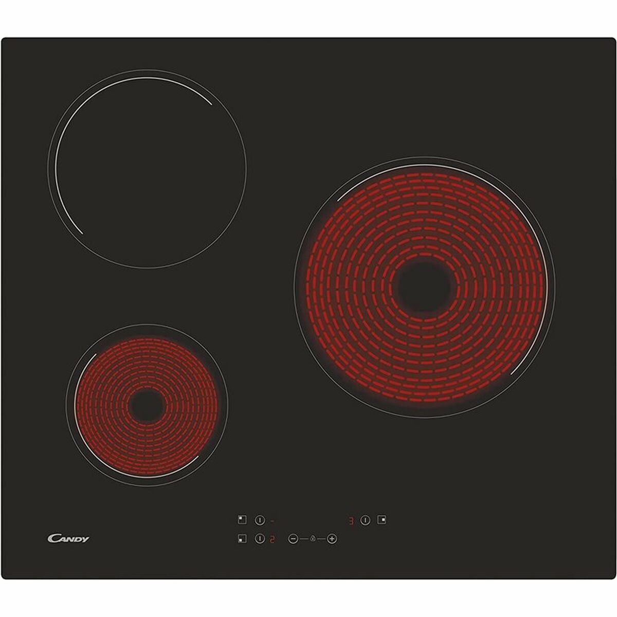 Glaskeramisk kogeplade Candy CH63CC/4U2 5500 B 60 cm