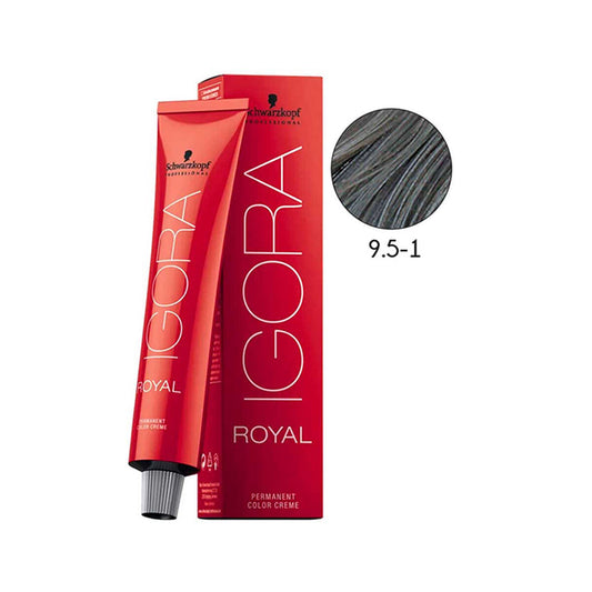 Permanent Dye Schwarzkopf Igora Royal Nº 9.5-1 60 ml