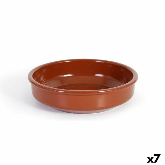 Saucepan Azofra Baked clay 23 x 23 x 5,5 cm (7 Units)