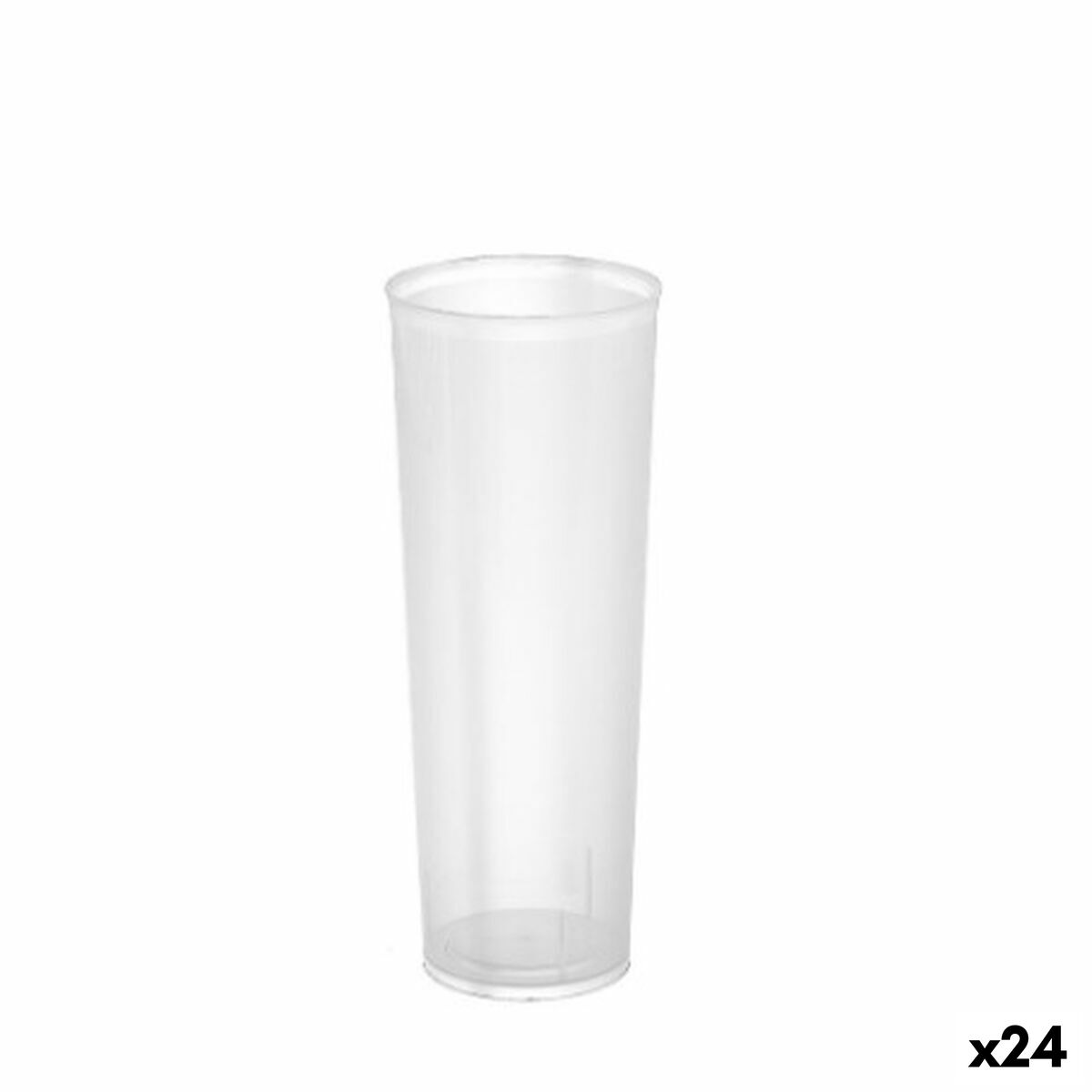 Sæt genanvendelige glas Algon Transparent 24 enheder 330 ml (20 stk.)