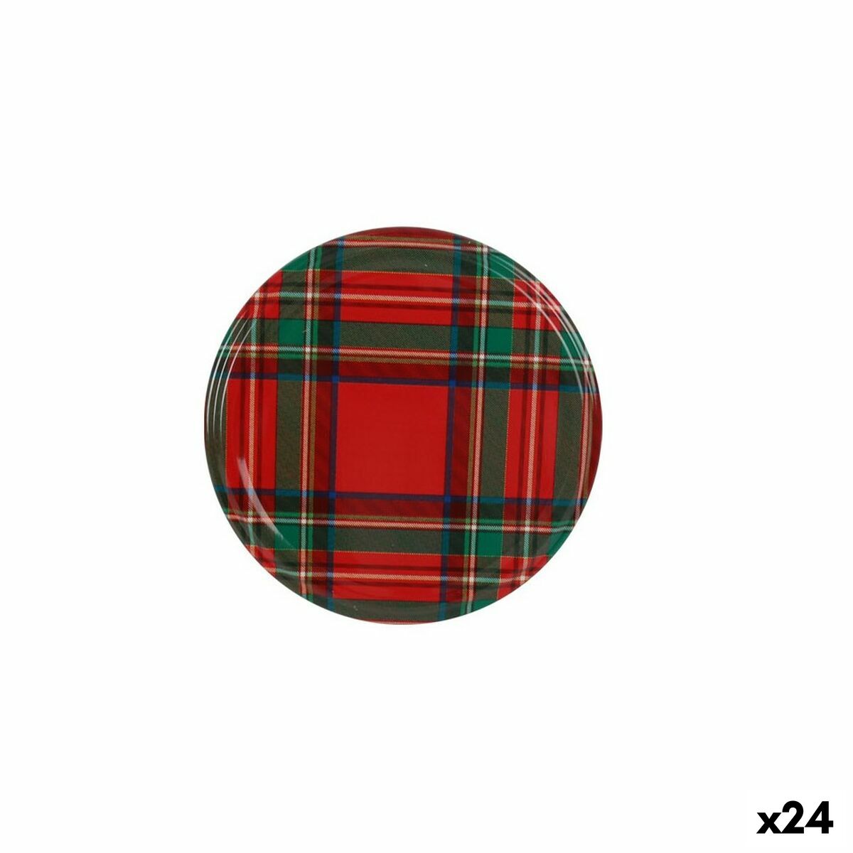 Sæt med låg Sarkap Scottish Man 6 stykker 6,6 x 0,8 cm (24 enheder)