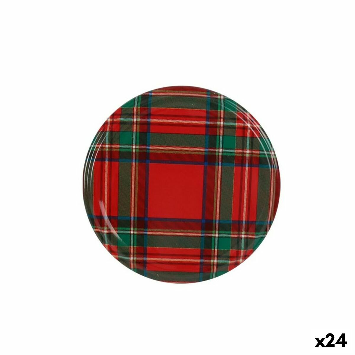 Sæt med låg Sarkap Scottish Man 6 stykker 8,5 x 0,8 cm (24 enheder)