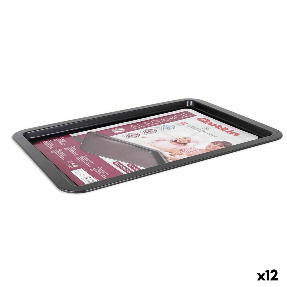 Bageplade Quttin Flat 48 x 33,5 cm (12 Enheder)