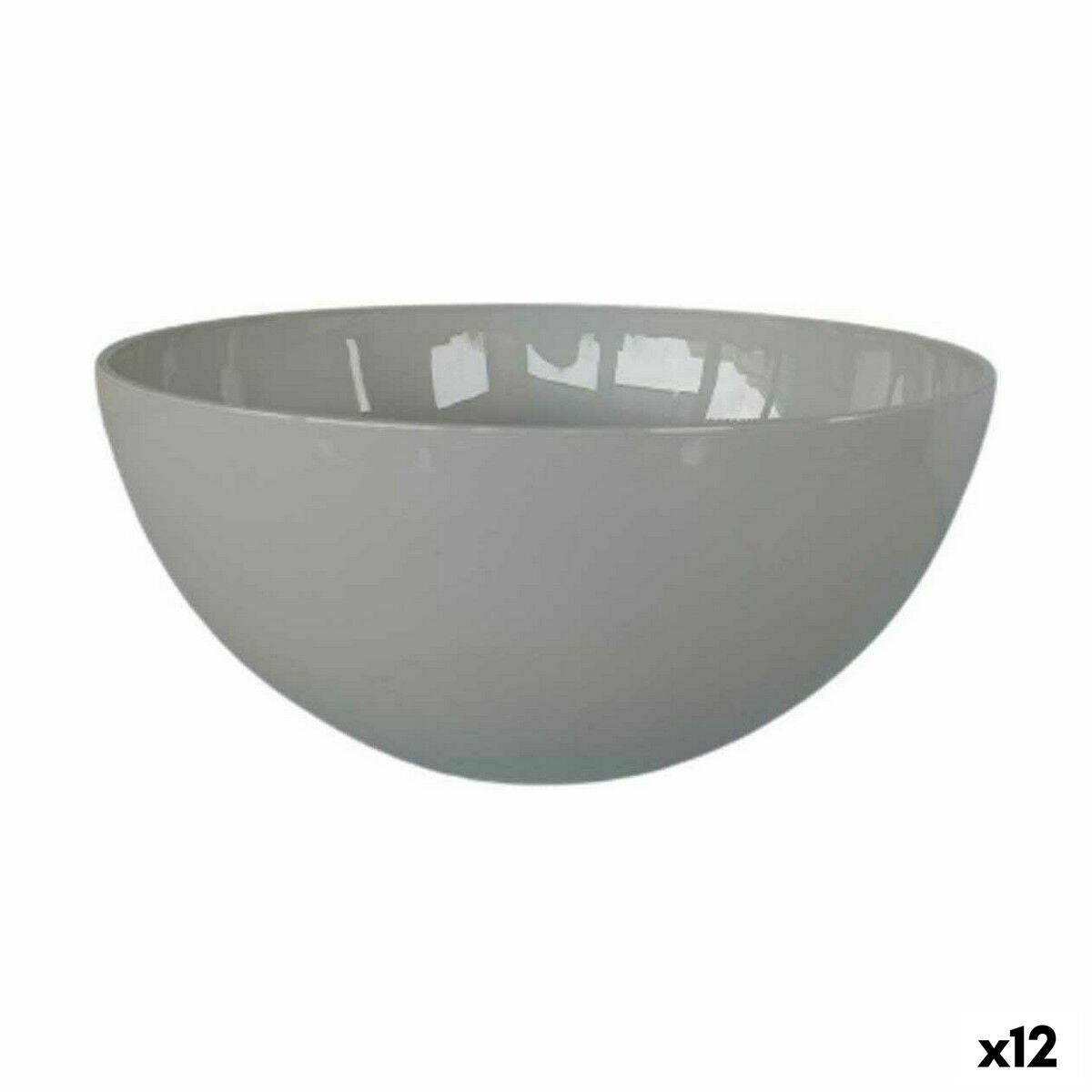 Salatskål Dem Inside Plast 2,7 L 24 x 24 x 11 cm (12 Enheder)