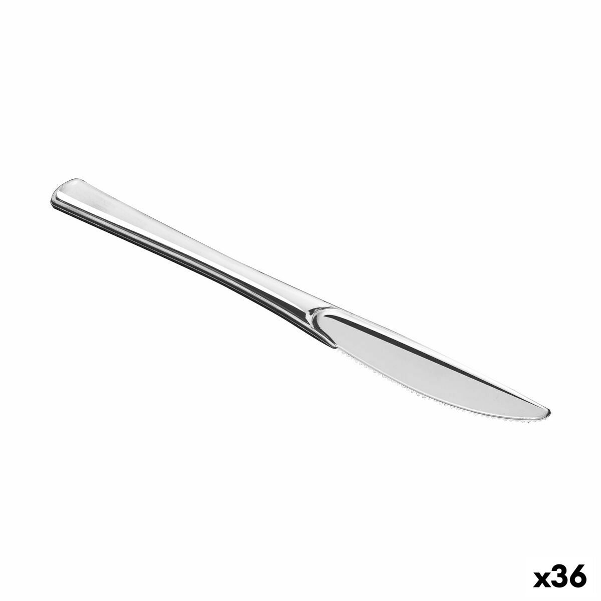 Genanvendeligt knivsæt Algon Silver 10 stykker 20 cm (36 enheder)