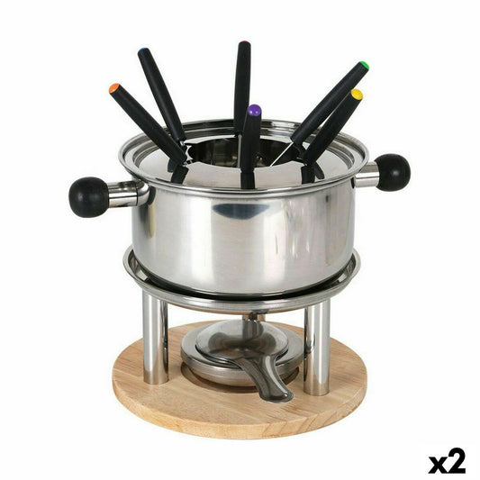 Fondue Santa Clara Stainless steel (2 Units) Santa Clara