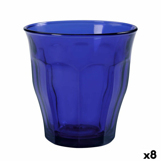 Sæt glas Duralex Picardie Blue 6 stykker 310 ml (8 enheder)