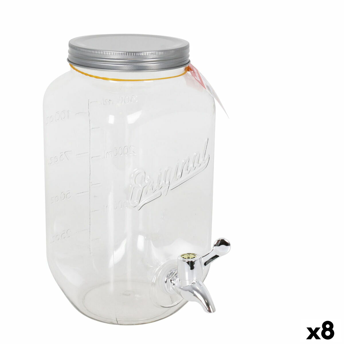 Drikkevaredispenser Privilege Krukke 4 L (8 enheder)