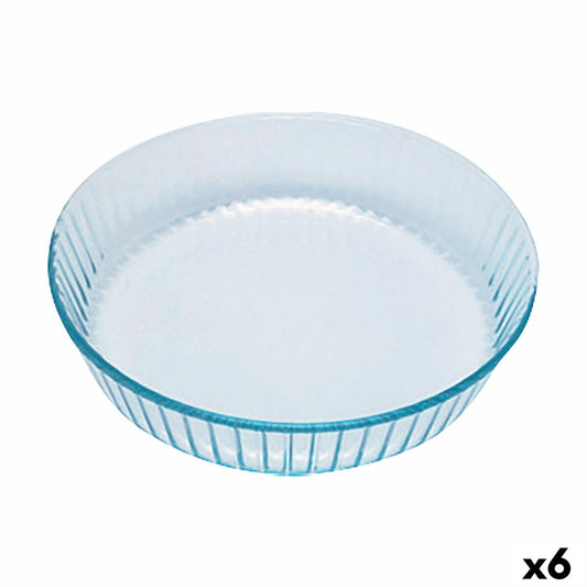 Ovnform Pyrex Classic Circular Transparent 27 x 27 x 6 cm (6 enheder)