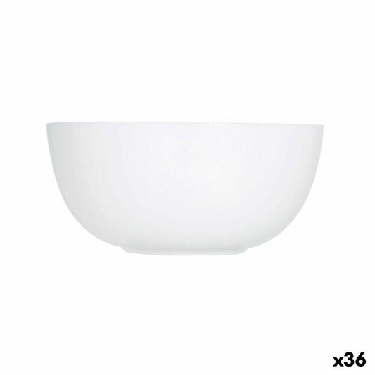 Skål Luminarc Diwali hvidt glas 12 cm (36 enheder)