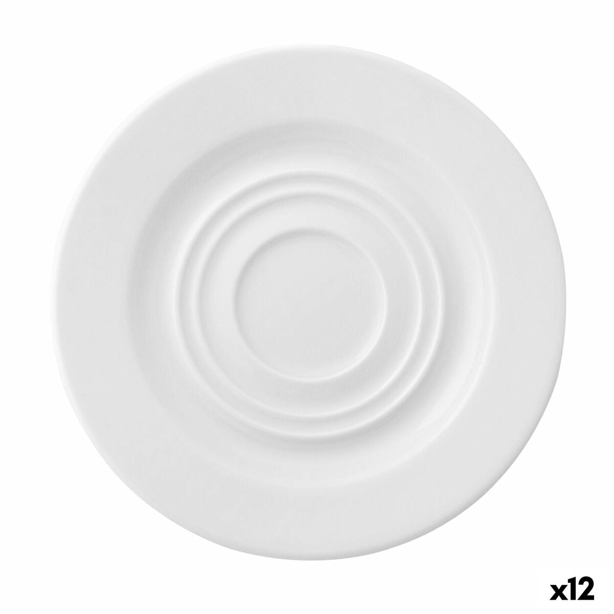 Tallerken Ariane Prime Breakfast Ceramic White (Ø 15 cm) (12 enheder)