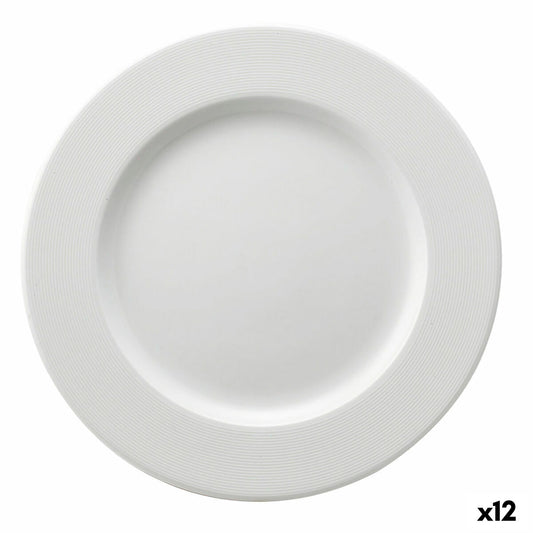 Flad tallerken Ariane Orba Ceramic White (Ø 27 cm) (12 enheder)