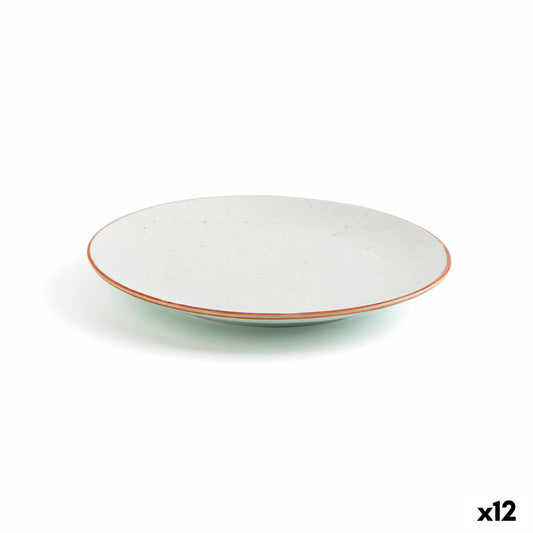 Flad tallerken Ariane Terra Keramik Beige (Ø 18 cm) (12 enheder)