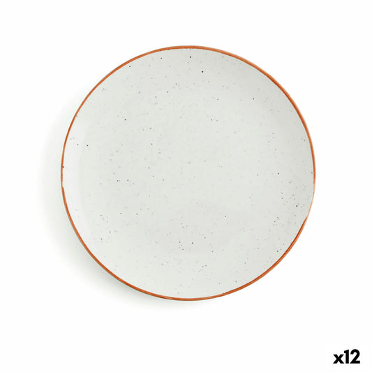 Flad tallerken Ariane Terra Ceramic Beige (Ø 21 cm) (12 enheder)