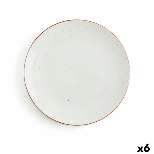 Flad tallerken Ariane Terra Ceramic Beige (Ø 27 cm) (6 enheder)