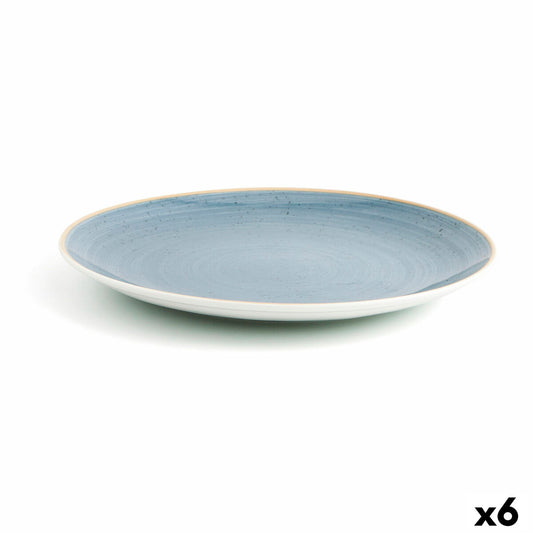 Flad tallerken Ariane Terra Ceramic Blue (Ø 31 cm) (6 enheder)