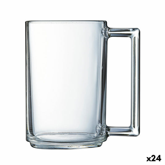 Kop Luminarc À La Bonne Heure Transparent morgenmadsglas (250 ml) (24 enheder)