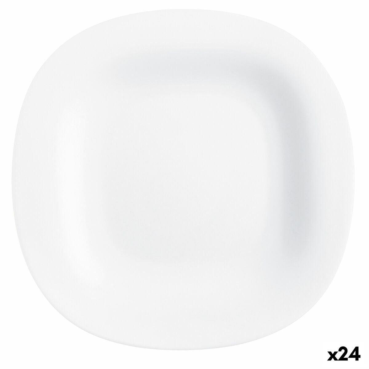 Dessertfad Luminarc Carine White Glass (19 cm) (24 enheder)