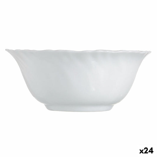 Skål Luminarc Feston hvidt glas 12 cm (24 enheder)