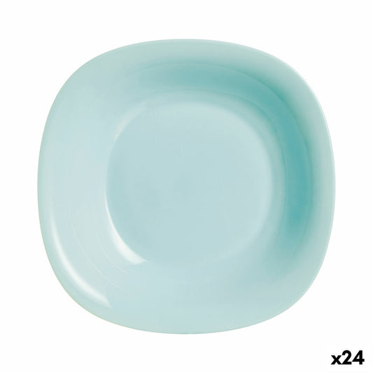 Deep Plate Luminarc Carine Turquesa Turkis glas Ø 21 cm (24 enheder)