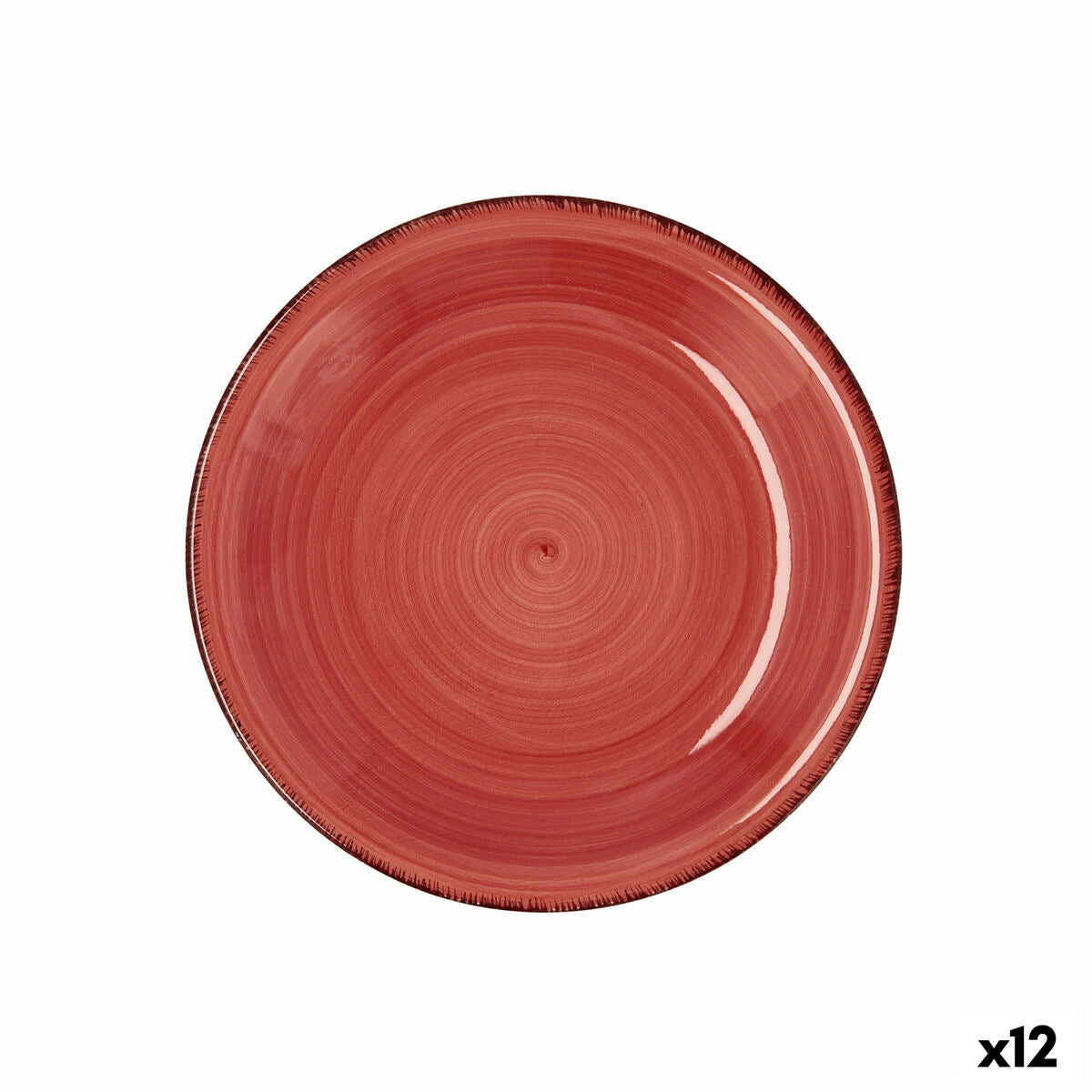 Dessertfad Quid Vita Ceramic Red (19 cm) (12 enheder)