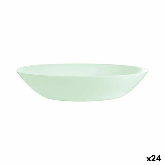 Deep Plate Luminarc Diwali Paradise Green Glas 20 cm (24 enheder)