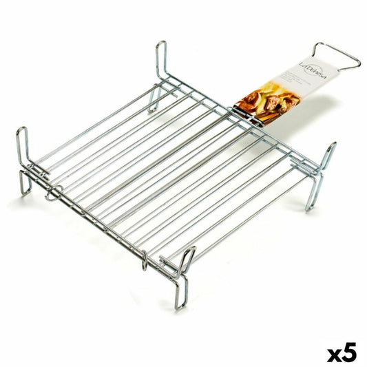 Grill Double 35 x 35 cm Zinc-plated steel (5 Units)