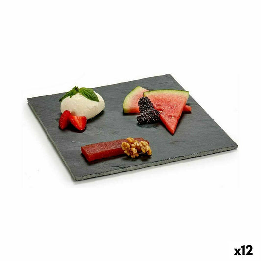 Snackbakke Black Board 25 x 0,5 x 25 cm (12 enheder)