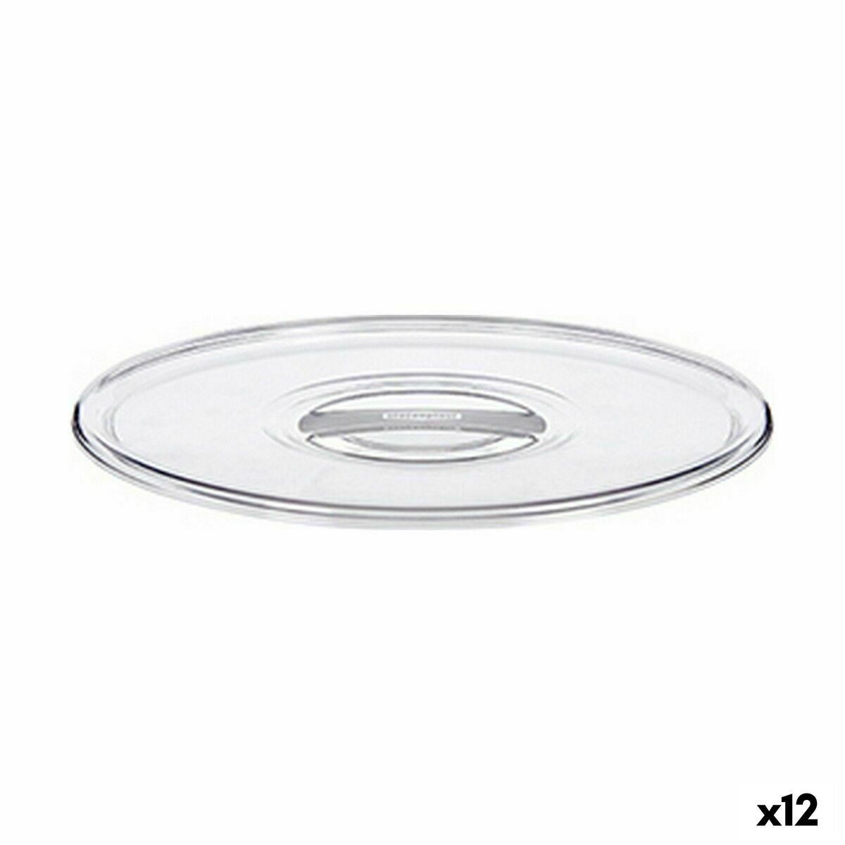 Cover Stefanplast Tosca Transparent Plastic 23,5 x 2 x 23,5 cm (12 enheder)