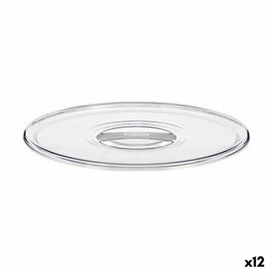 Cover Stefanplast Tosca Transparent Plastic 23,5 x 2 x 23,5 cm (12 enheder)