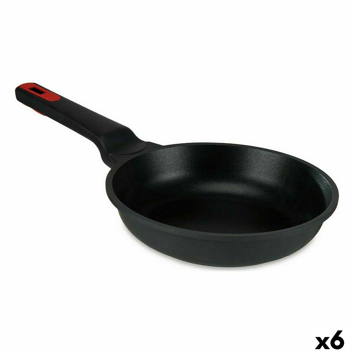 Pan Ø 22 cm Black Aluminium (6 Units) Kinvara