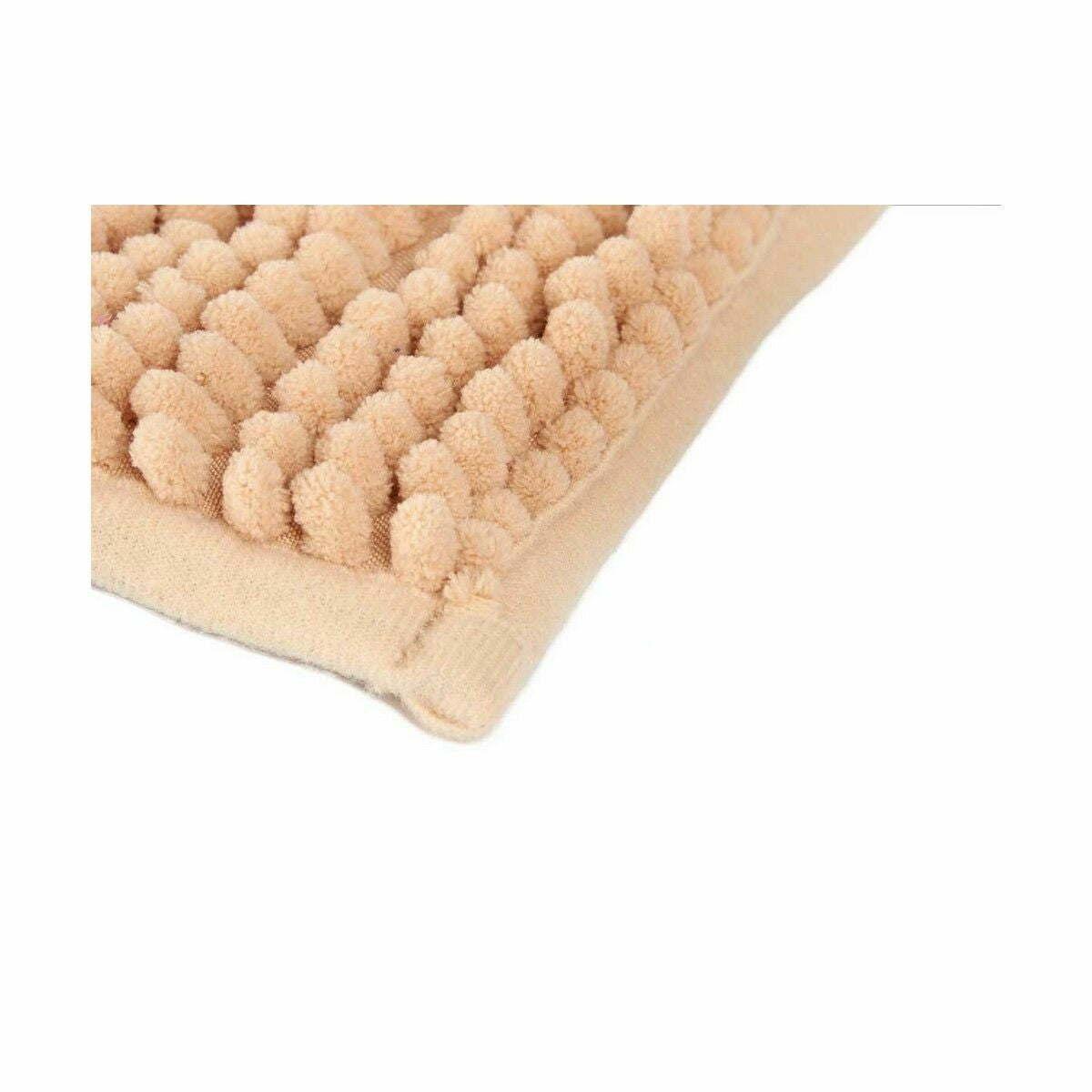 Bath rug Cream 60 x 40 x 2 cm (12 Units)