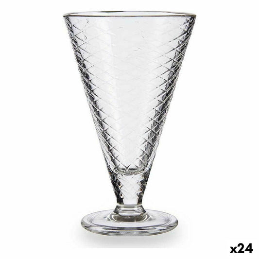 Ice Cream and Milk Shake glas gennemsigtigt glas 340 ml (24 enheder)