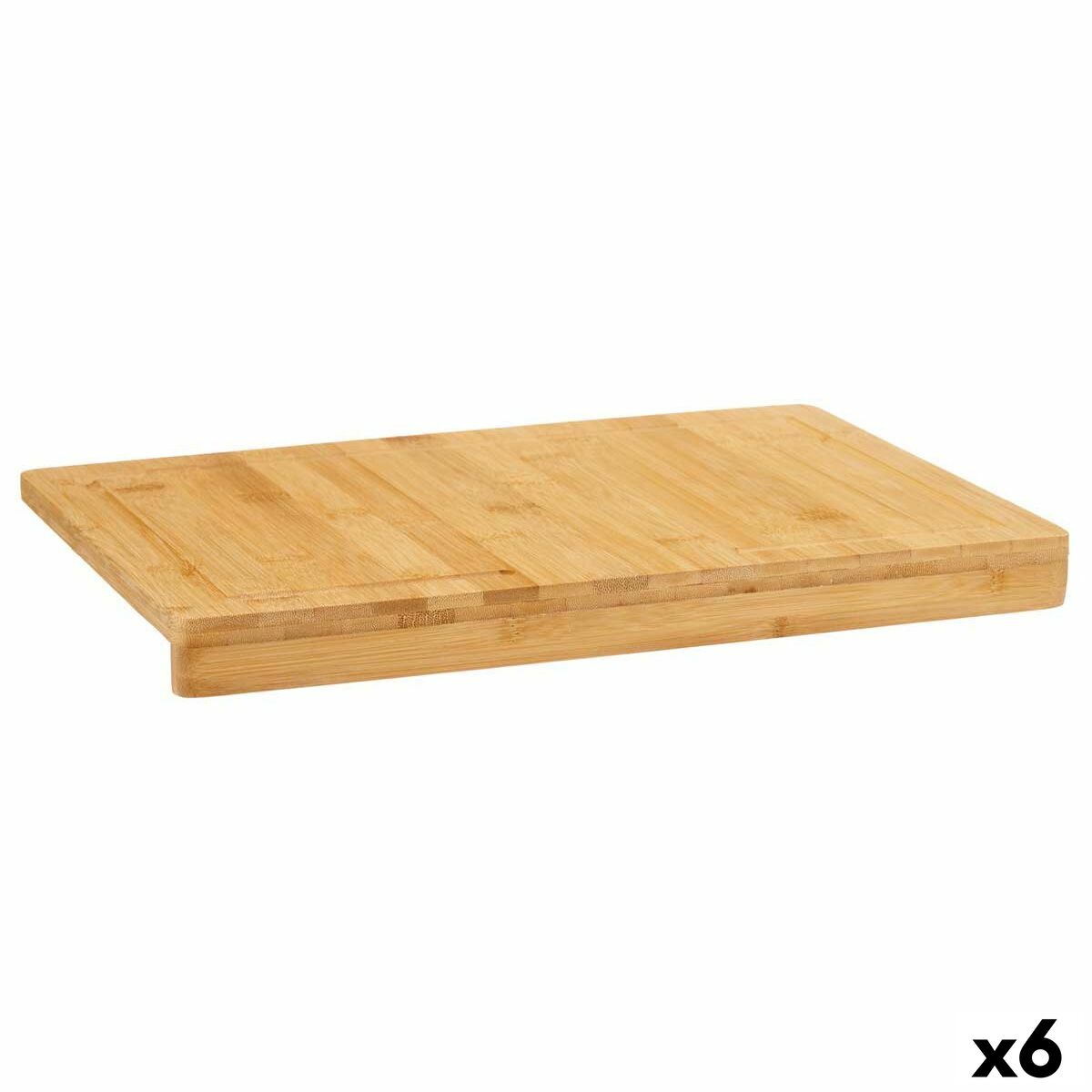 Skærebræt Brun bambus 38,4 x 3,2 x 26,4 cm (6 enheder)