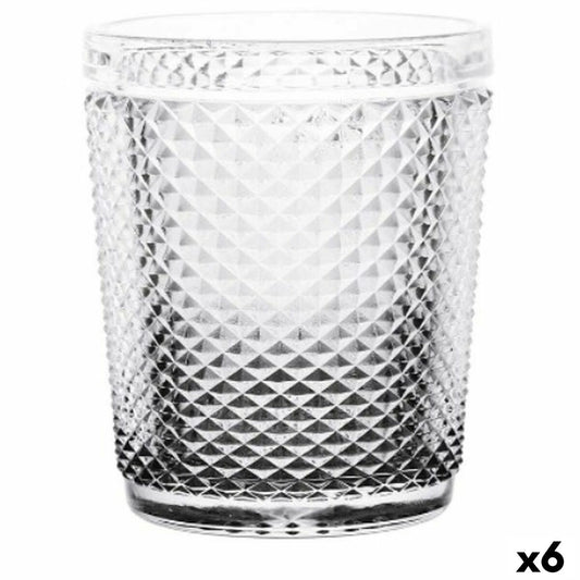 Glas diamant gennemsigtigt antracitglas 300 ml (6 enheder)