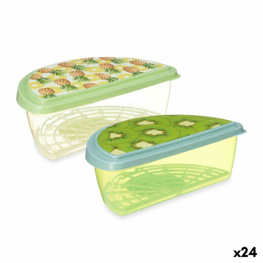 Madkasse Frugt Ananas Kiwi Plast 23 x 8 x 13 cm (24 Enheder)