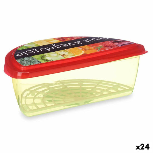 Madkasse Frugt og grønt Flerfarvet plast 23 x 8 x 13 cm (24 enheder)