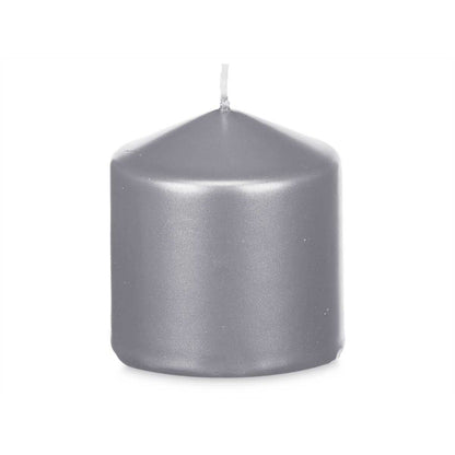 Candle Acorde 92533 Silver 7 x 7,5 x 7 cm (24 Units)