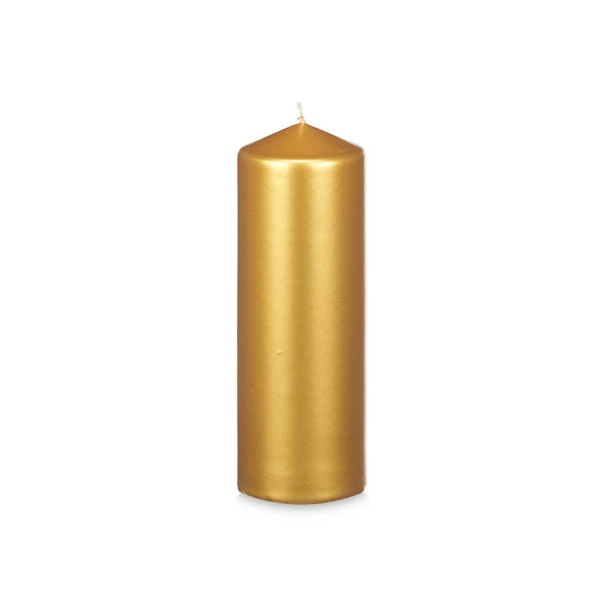 Candle Acorde 92540 Golden 7 x 20 x 7 cm (12 Units)