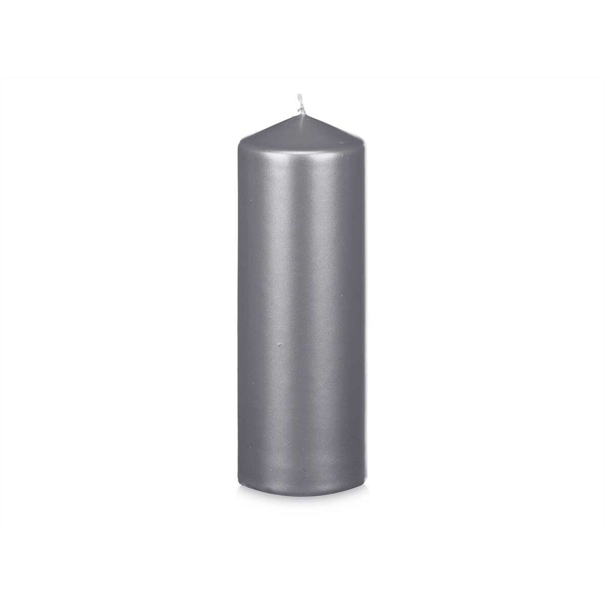 Candle Acorde 92541 Silver 7 x 20 x 7 cm (12 Units)