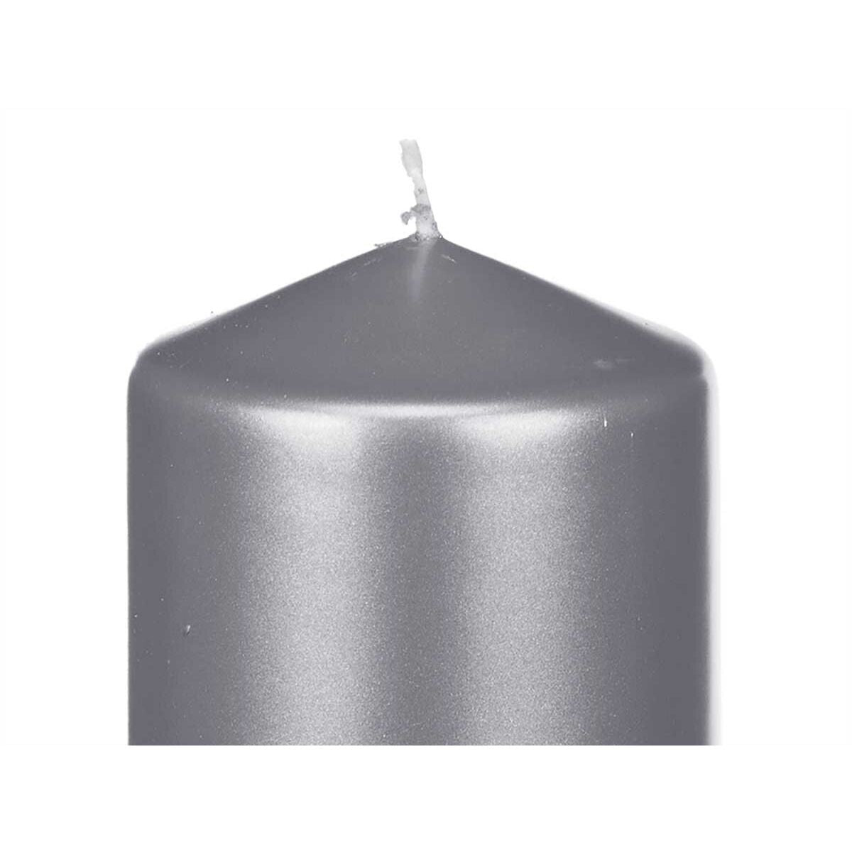 Candle Acorde 92541 Silver 7 x 20 x 7 cm (12 Units)