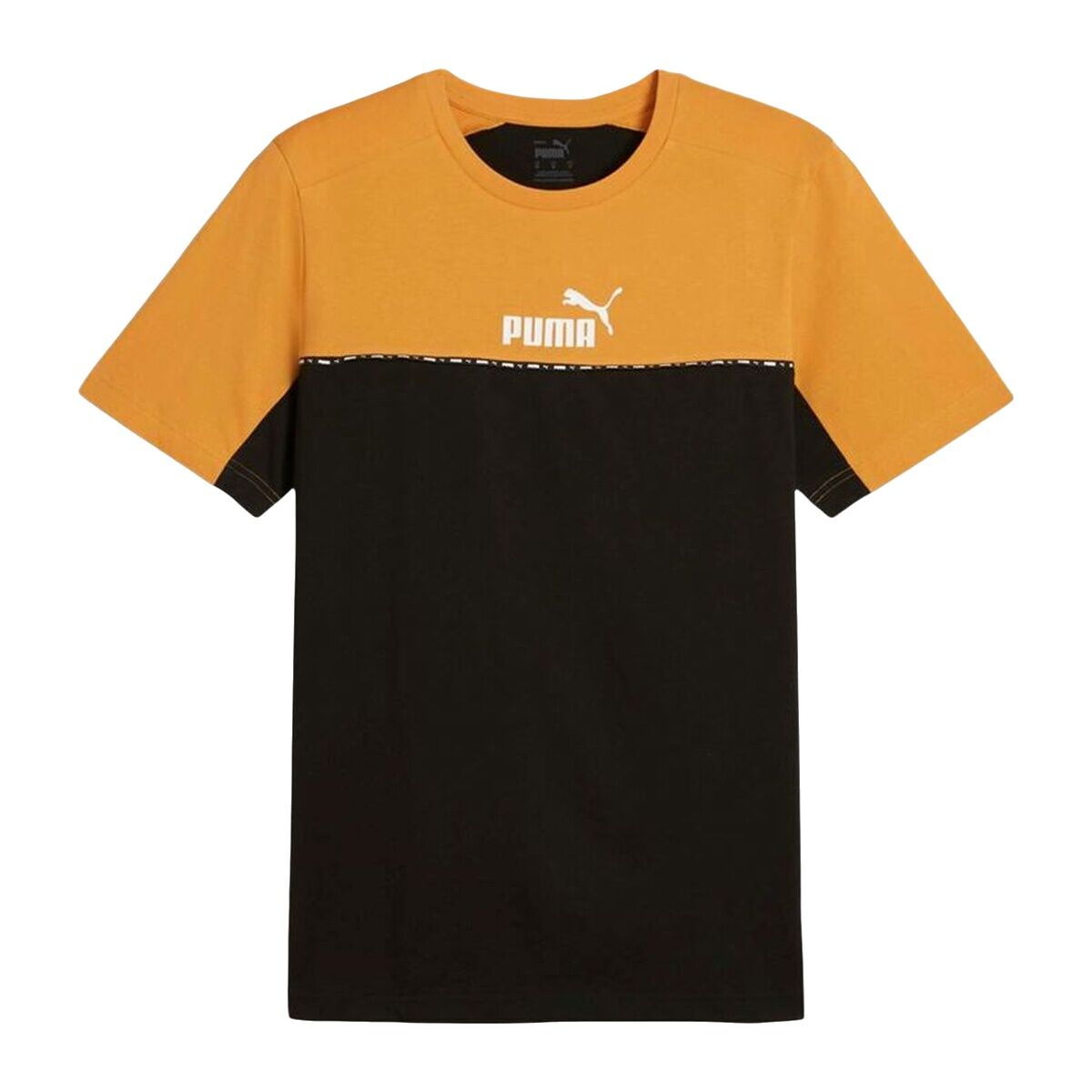 Men’s Short Sleeve T-Shirt Puma Essentials Block X Tape Puma