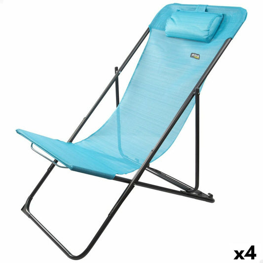 Reclining lounder Aktive Blue 53 x 87 x 78 cm (4 Units)