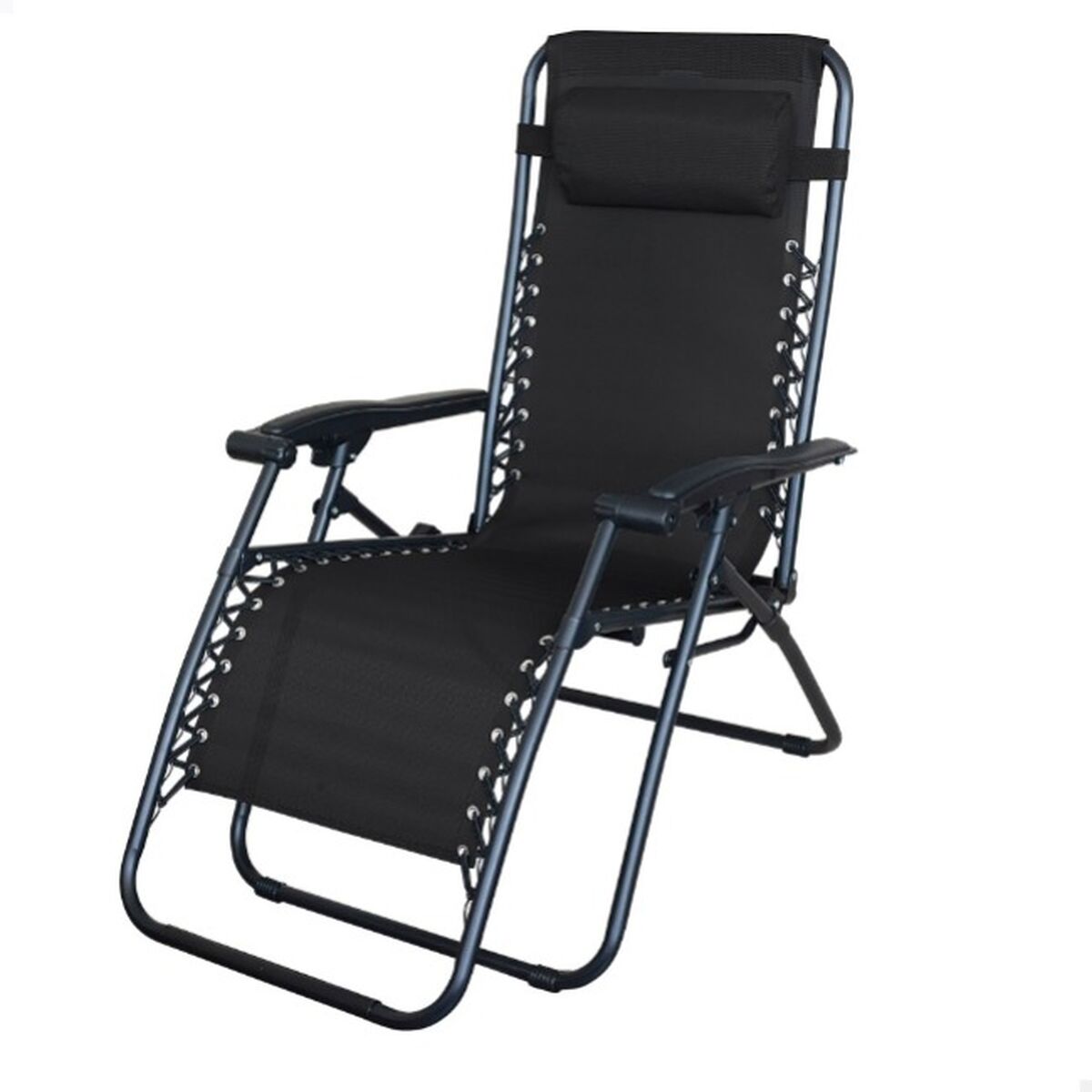 Sun-lounger Aktive Black 52 x 102 x 68 cm