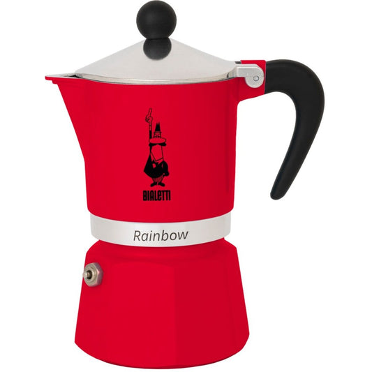 Italiensk Kaffekande Bialetti Rainbow Red Aluminium 60 ml